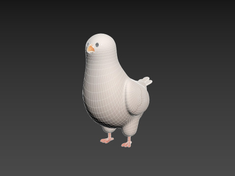 Character279 Dove Model 3D