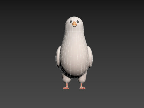 Character279 Dove Model 3D
