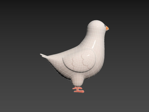 Character279 Dove Model 3D