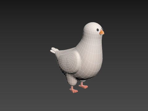 Character279 Dove Model 3D