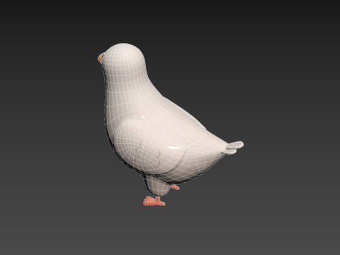Character279 Dove Model 3D