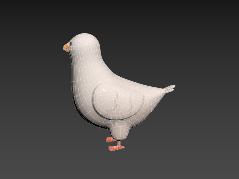 Character279 Dove Model 3D