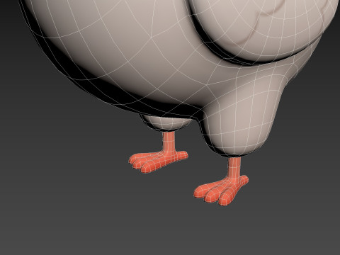 Character279 Dove Model 3D