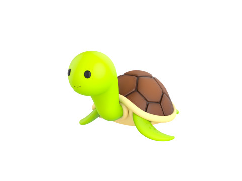 Character280 Turtle 3D Модель