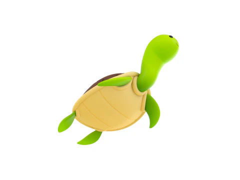 Personagem280 Tartaruga Modelo 3D