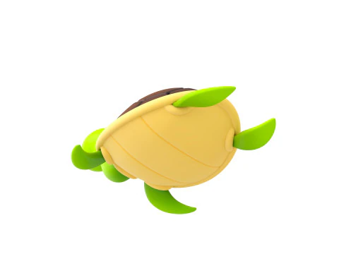 Personagem280 Tartaruga Modelo 3D