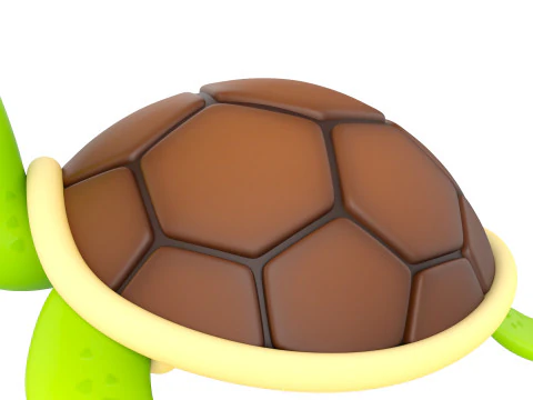 Personagem280 Tartaruga Modelo 3D