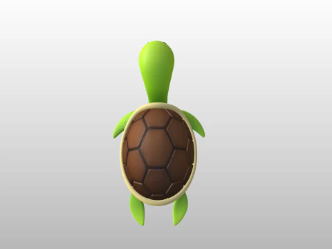 Personagem280 Tartaruga Modelo 3D