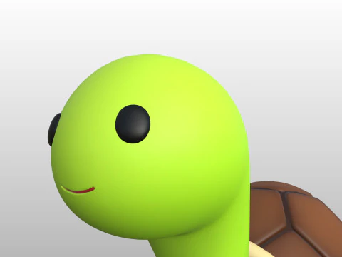 Personagem280 Tartaruga Modelo 3D