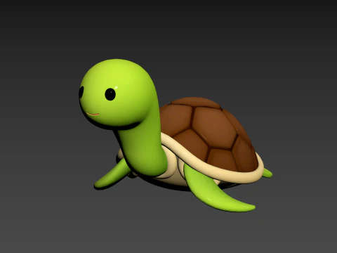 Personagem280 Tartaruga Modelo 3D