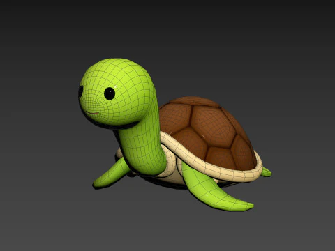 Personagem280 Tartaruga Modelo 3D