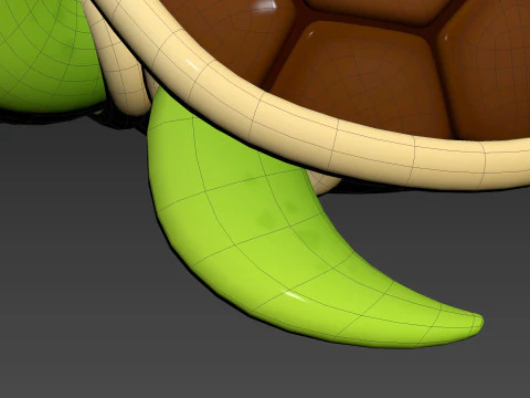 Personagem280 Tartaruga Modelo 3D