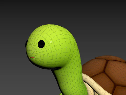 Personagem280 Tartaruga Modelo 3D