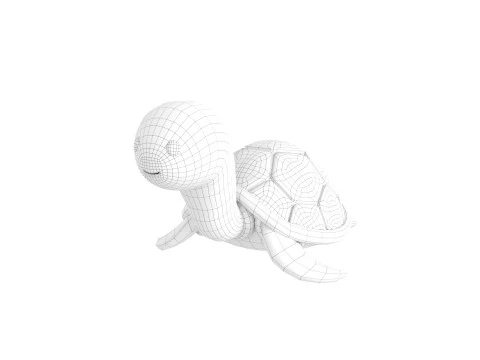 Personagem280 Tartaruga Modelo 3D