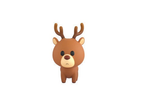 Character281 Deer 3D Model