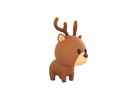 Character281 Deer 3D Model