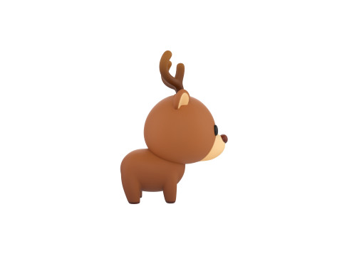 Character281 Deer 3D Model