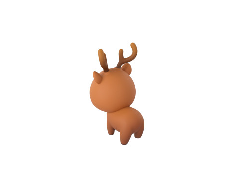 Character281 Deer 3D Model