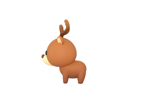 Character281 Deer 3D Model