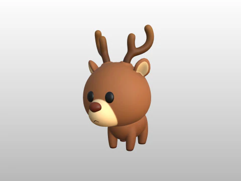 Character281 Deer 3D Model
