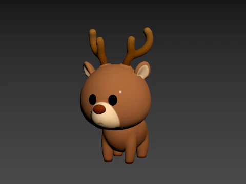 Character281 Deer 3D Model