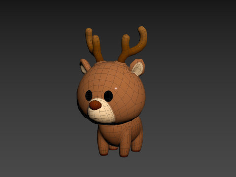 Character281 Deer 3D Model