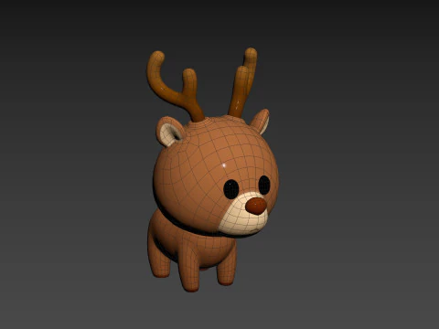 Character281 Deer 3D Model