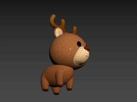 Character281 Deer 3D Model