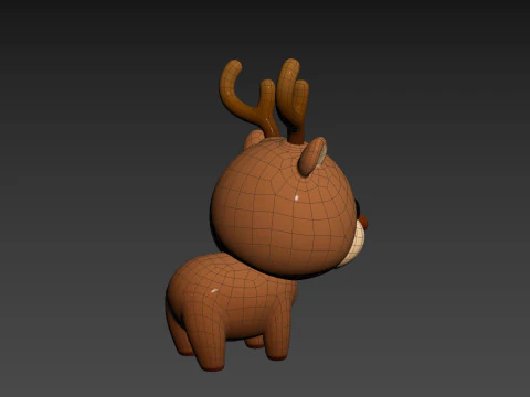 Character281 Deer 3D Model