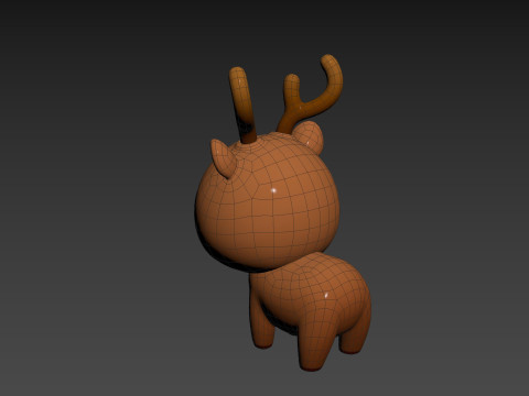Character281 Deer 3D Model