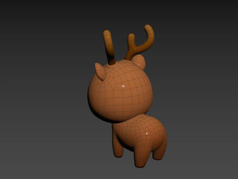 Character281 Deer 3D Model