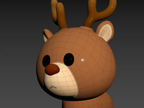 Character281 Deer 3D Model