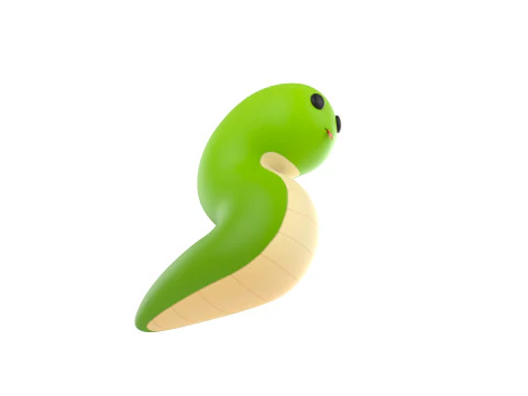 Charakter282 Schlange 3D Modell