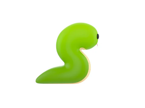 Charakter282 Schlange 3D Modell