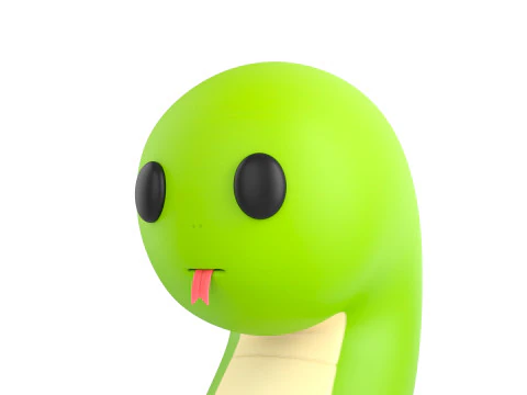 Charakter282 Schlange 3D Modell