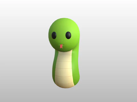 Charakter282 Schlange 3D Modell