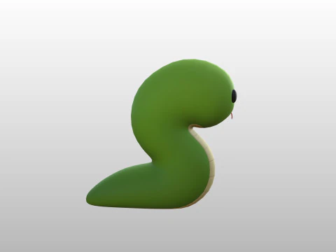Charakter282 Schlange 3D Modell