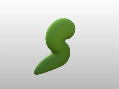 Charakter282 Schlange 3D Modell