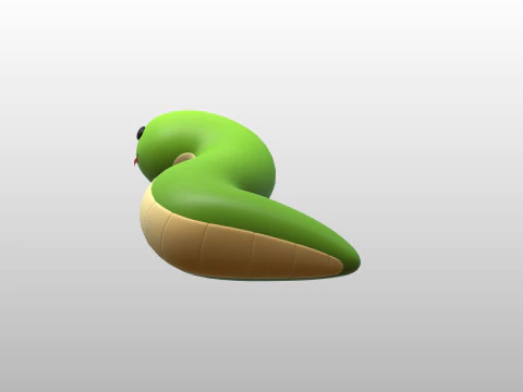 Charakter282 Schlange 3D Modell
