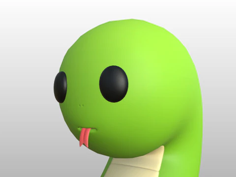 Charakter282 Schlange 3D Modell