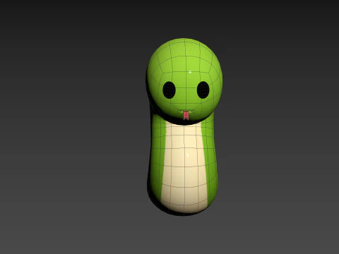 Charakter282 Schlange 3D Modell