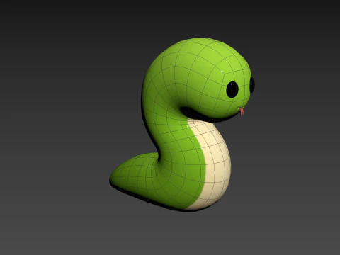 Charakter282 Schlange 3D Modell