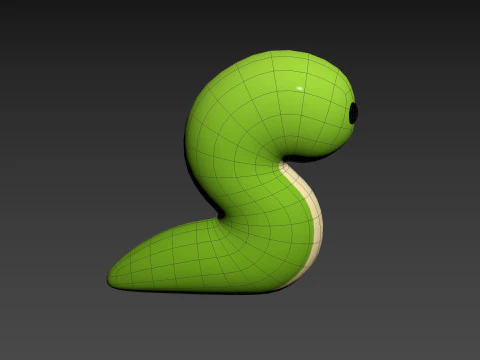 Charakter282 Schlange 3D Modell