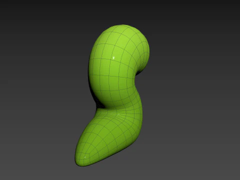 Charakter282 Schlange 3D Modell
