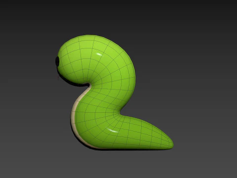 Charakter282 Schlange 3D Modell