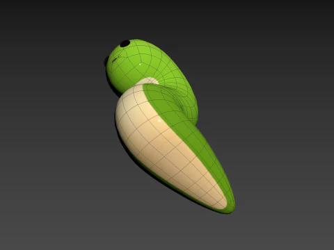 Charakter282 Schlange 3D Modell