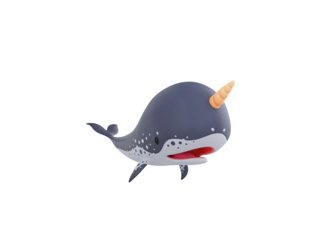 Character283 Narwhal 3D Model