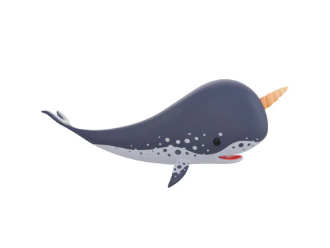 Character283 Narwhal 3D Model