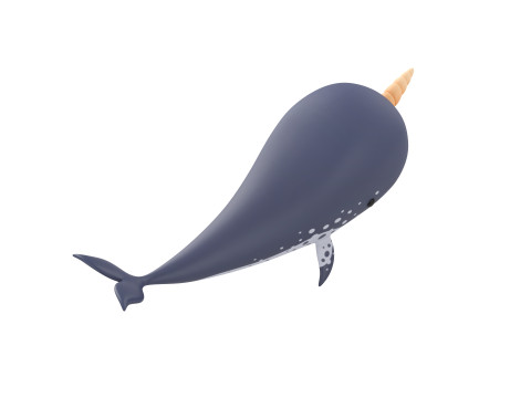 Character283 Narwhal Model 3D