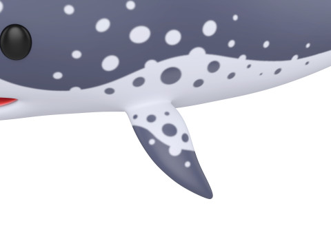 Character283 Narwhal Model 3D